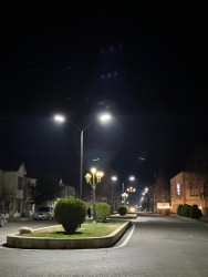 Beyləqan şəhərində Mədəniyyət və istirahət parkının işıqlandırma sistemi yenilənib