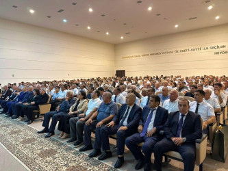 Beyləqanda görkəmli ədəbiyyatşünas Əsəd Cahangirlə ədəbi-bədii görüş keçirilib.