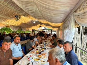 Beyləqanda Qarabağ müharibəsi əlilinin ailəsinə başsağlığı verilib