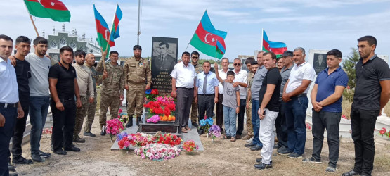 Şəhid Qurbanzadə Mövlud Söhbət oğlunun cənnətdəki doğum günü qeyd olunmuşdur.