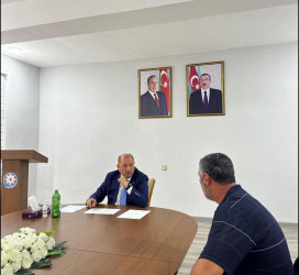 02.07.2025-ci il tarixdə Beyləqanda vətəndaşların növbəti qəbulu keçirilib.