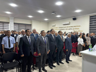 Yeni Azərbaycan Partiyası Beyləqan rayon təşkilatının XII hesabat konfransı keçirilib.