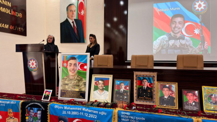 “Ordun varsa, yurdun var!” layihəsi çərçivəsində şəhid Abbaslı Munisin xatirəsinə həsr olunmuş tədbir keçirilib