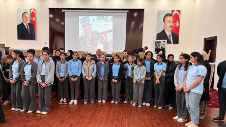 “Ordun varsa, yurdun var!” layihəsi çərçivəsində şəhid Abbaslı Munisin xatirəsinə həsr olunmuş tədbir keçirilib