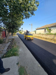 Beyləqanda yol infrastrukturunun yenilənməsi davam etdirilir.