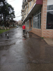 Beyləqanda təmizlik işləri hava şəraitindən asılı olmayaraq davam edir