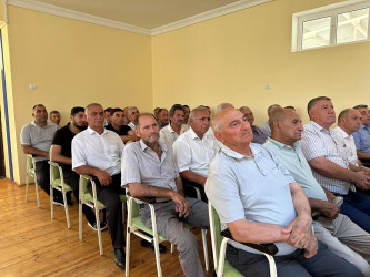 Beyləqan rayonunun Birinci Aşıqlı kəndində səyyar qəbul-görüş keçirilib