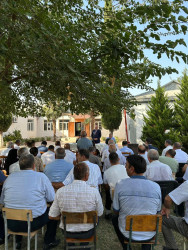 Beyləqan Rayon İcra Hakimiyyəti başçısı Əziz Əzizov Yuxarı Kəbirli kəndində səyyar qəbul keçirib.