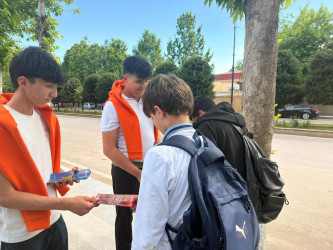 Narkotik asılılığı problemində ailələrin rolu və valideyn məsuliyyəti mövzusunda maarifləndirici tədbir keçirilib.
