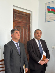 Beyləqan Rayon İcra Hakimiyyətinin başçısı Əziz Əzizov Yuxarı Kəbirli kəndində vətəndaşlarla növbəti səyyar qəbul-görüş keçirib.