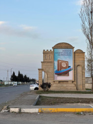 “Konstitusiya və Suverenlik İli” ilə bağlı Beyləqan rayonunda poster və bannerlər yerləşdirilmişdir.