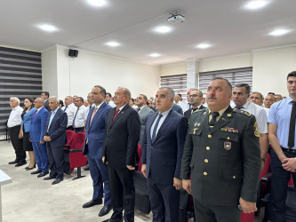 Beyləqanda “Qərbi Azərbaycan İrsi” kitabının I cildinin təqdimat mərasimi keçirilib