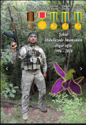 Şəhid Abdullazadə İmaməddin Əsgər oğlunun ildönümü qeyd edildi.