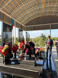27 Sentyabr – Anım Günü ərəfəsində şəhidlərin məzarları ziyarət olunub