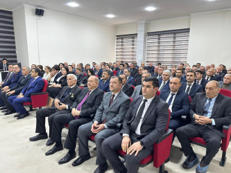 “Konstitusiya və Suverenlik İli” çərçivəsində Yeni Azərbaycan Partiyasının yaradılmasının 33-cü ildönümünə həsr olunmuş tədbir keçirildi.