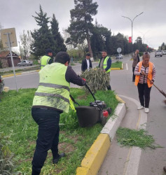 Beyləqanda abadlıq və təmizlik işləri davam edir