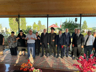 Anım Günü ərəfəsində Bahar və Qəhrəmanlı qəsəbələrində şəhid məzarları ziyarət olunub