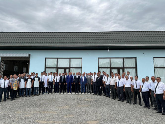 Beyləqanda müasir ət kəsim məntəqəsinin açılışı olub